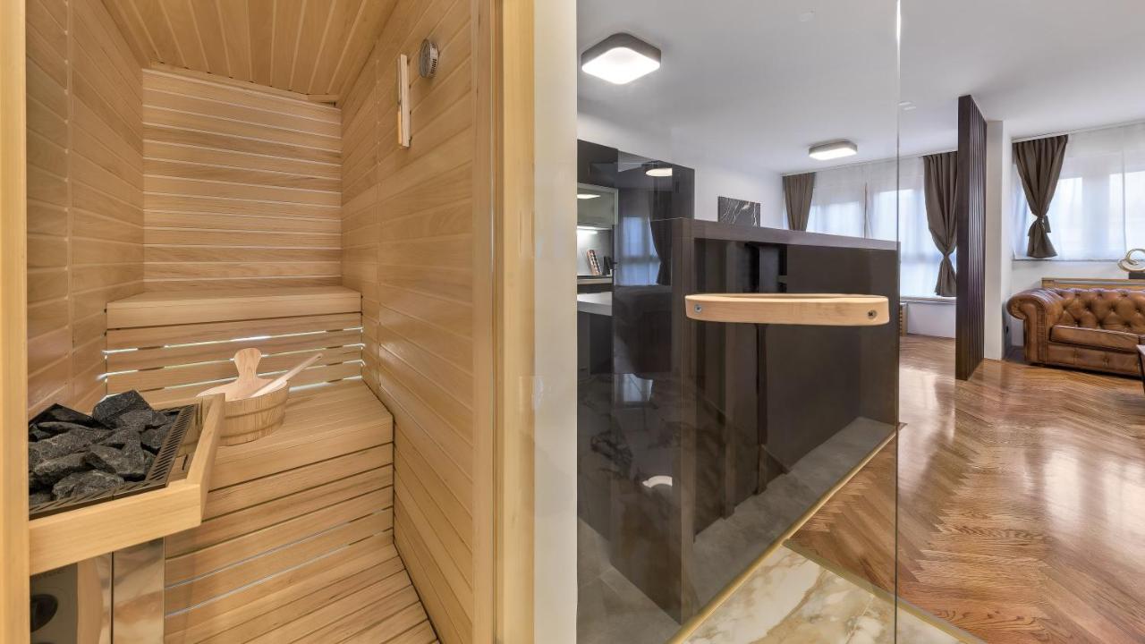 President Apartment With Sauna Zagabria Esterno foto
